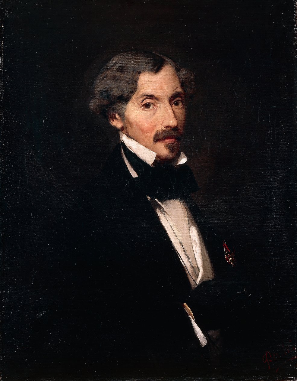 Porträtt av Andrea Maffei (Molina Ledro av Giuseppe Bertini