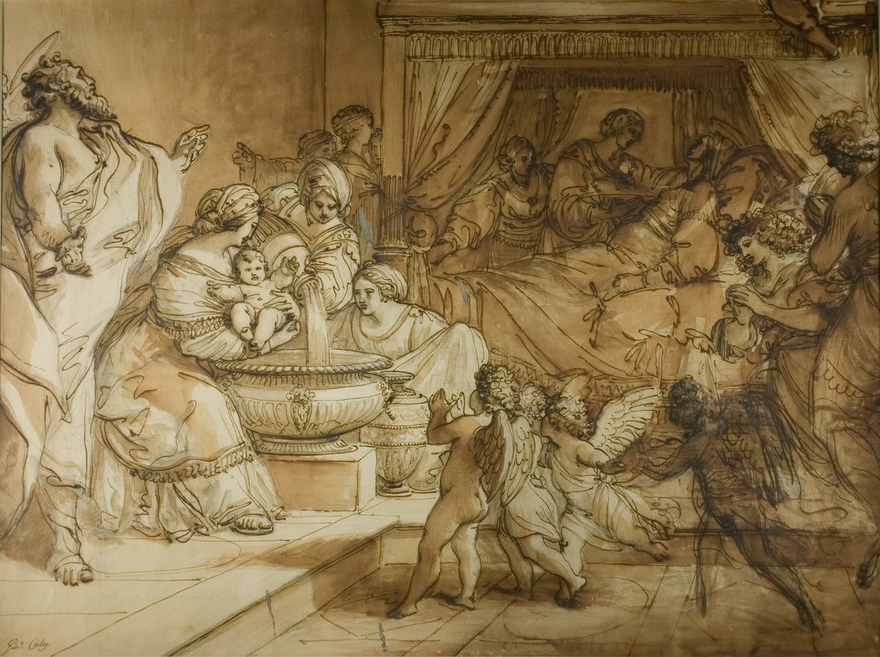 Jungfruns födelse av Giuseppe Cades
