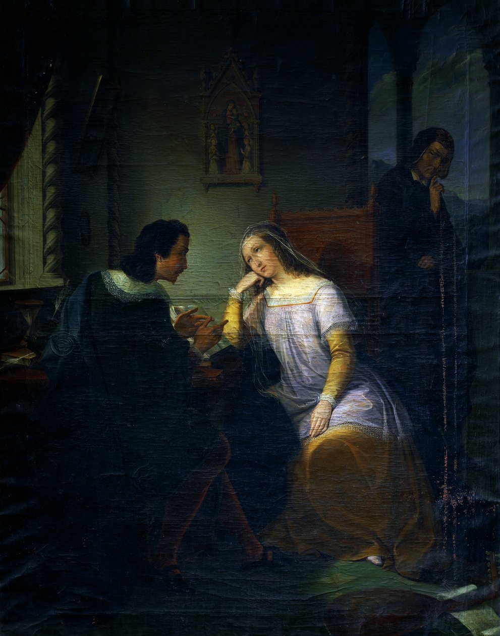 Abelard och Heloise av Giuseppe Calzi