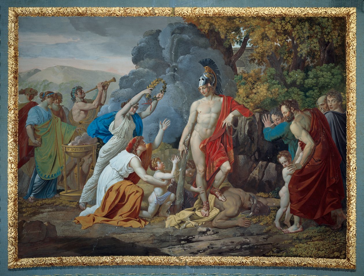 Theseus and the Minotaur, av Giuseppe Cammarano av Giuseppe Cammarano