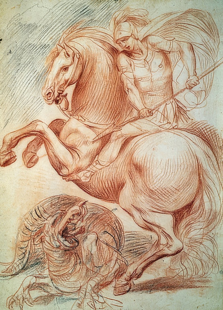 Drakmiraklet i St. George av Giuseppe Cesari