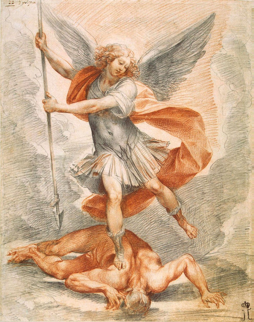 Ärkeängeln Mikael, c1629-1630. av Giuseppe Cesari