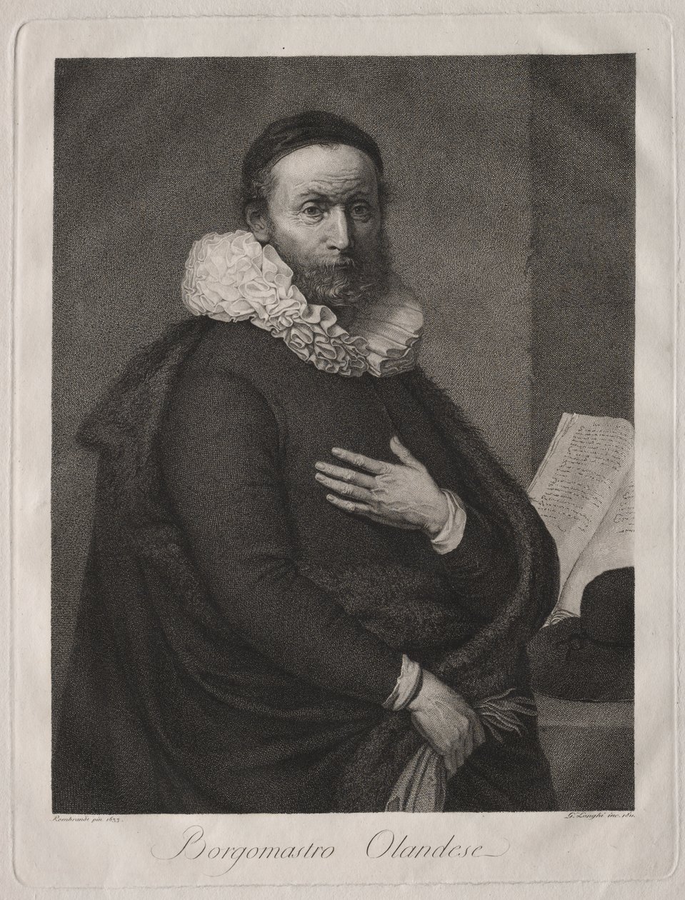 Den holländska borgmästaren av Giuseppe Longhi