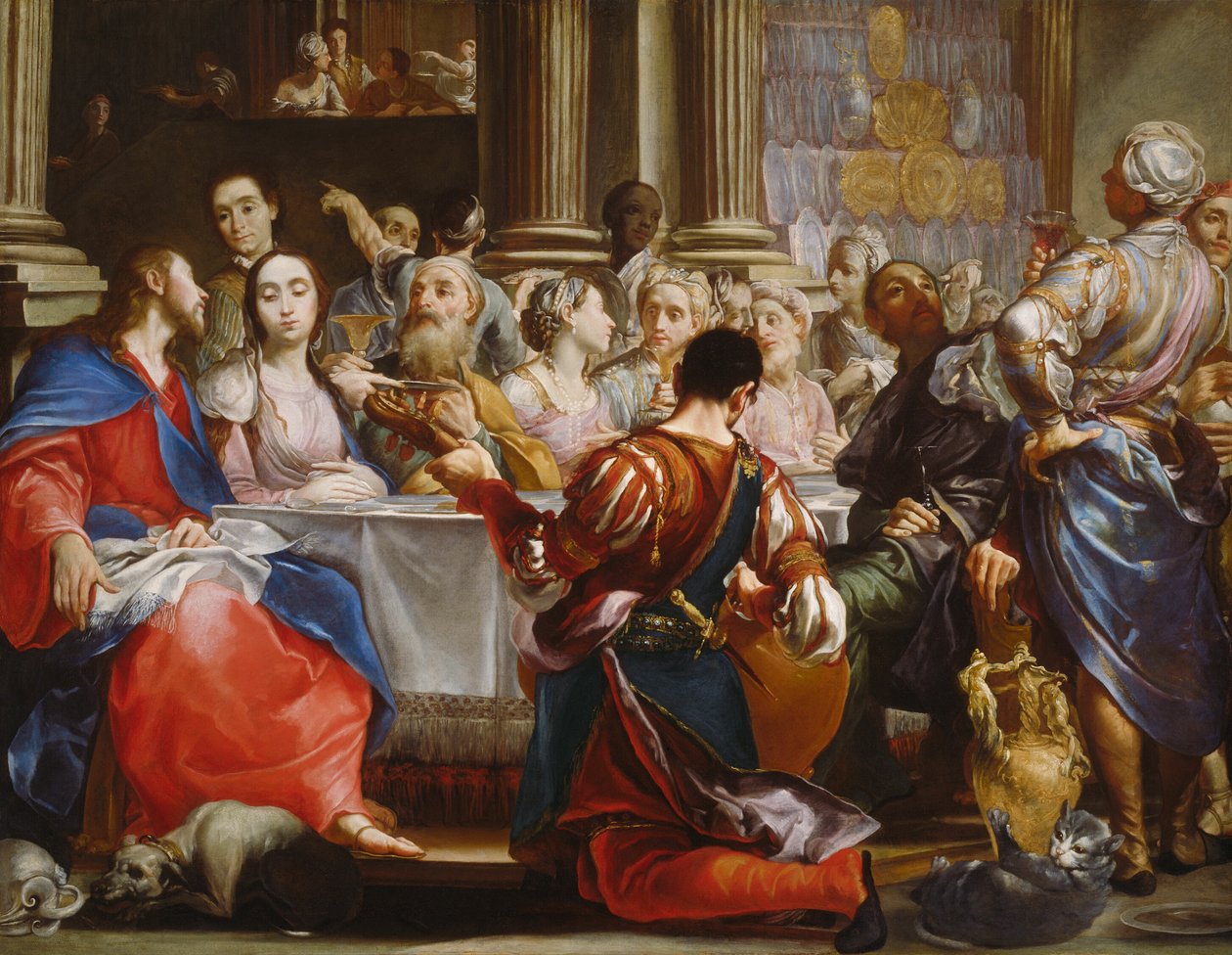 Bröllopet på Cana av Giuseppe Maria Crespi