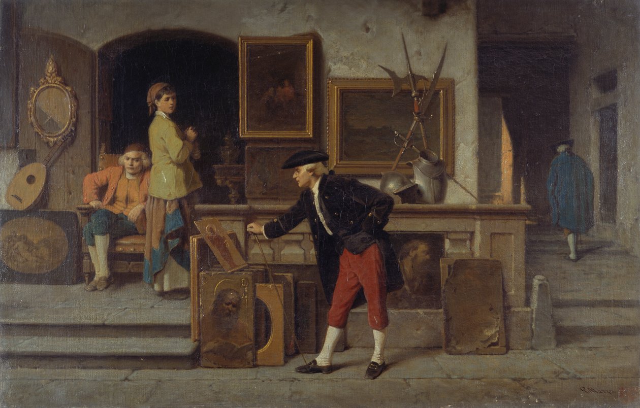 Antikaffär av Giuseppe Mazza