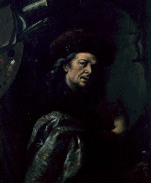 Självporträtt (olja på duk) av Giuseppe Nuvolone