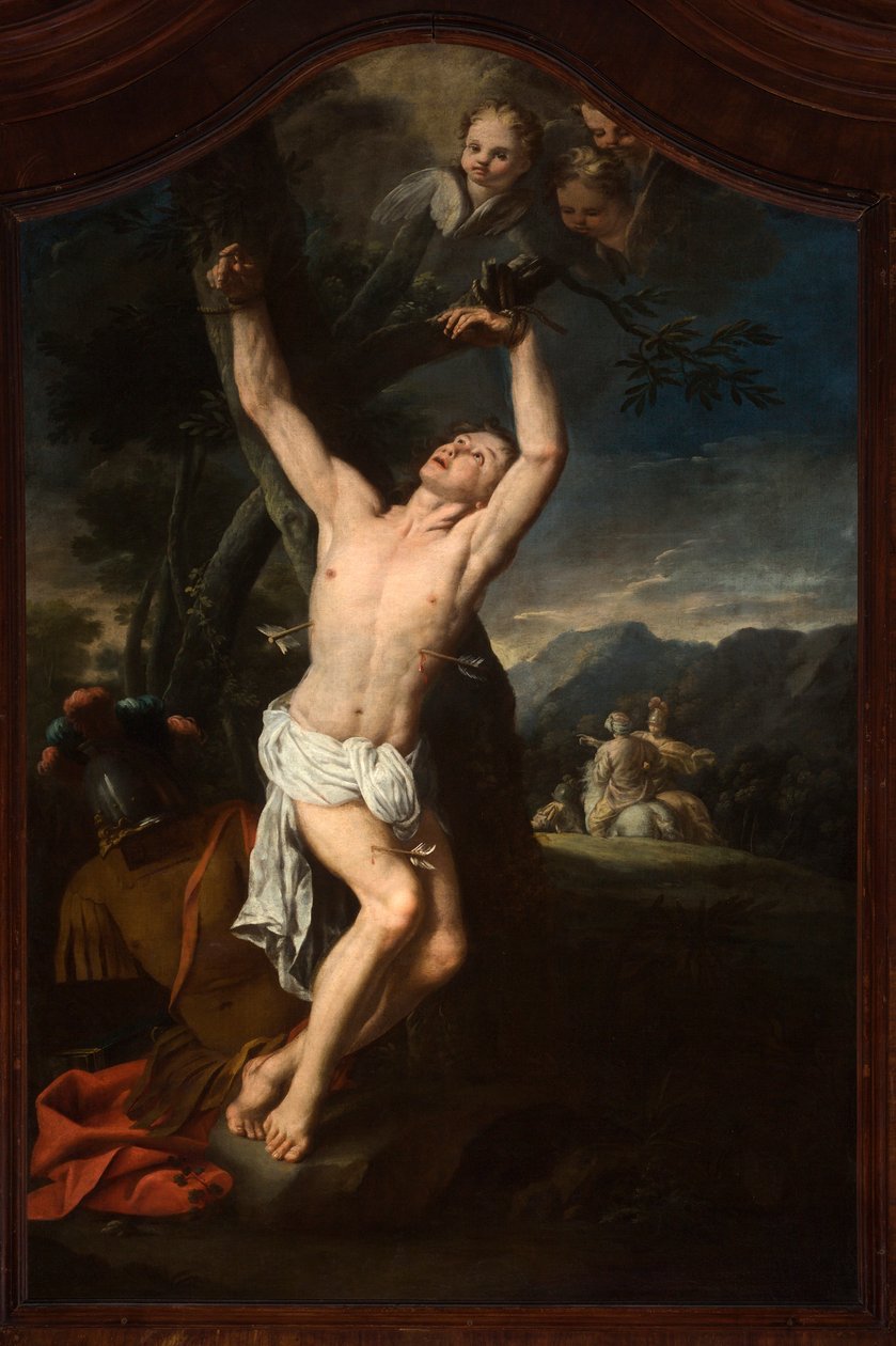 Sankt Sebastians martyrskap (målning) av Giuseppe Palmieri
