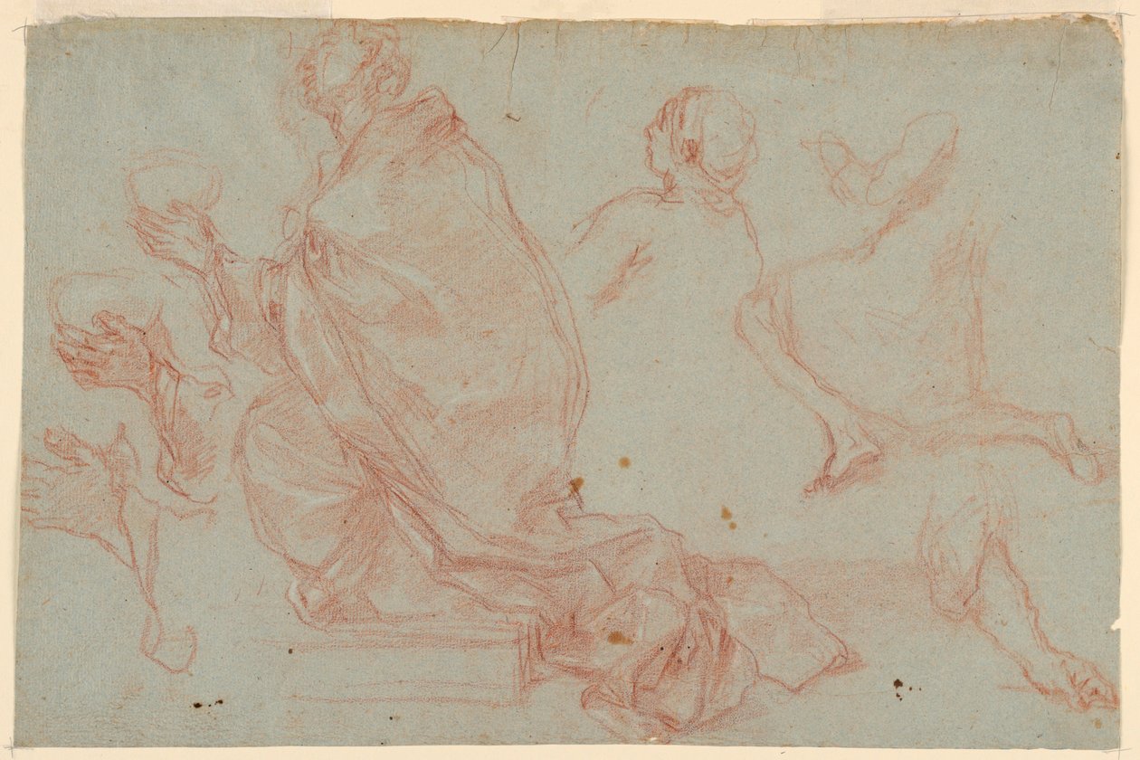 Knästående figurer av Giuseppe Passeri