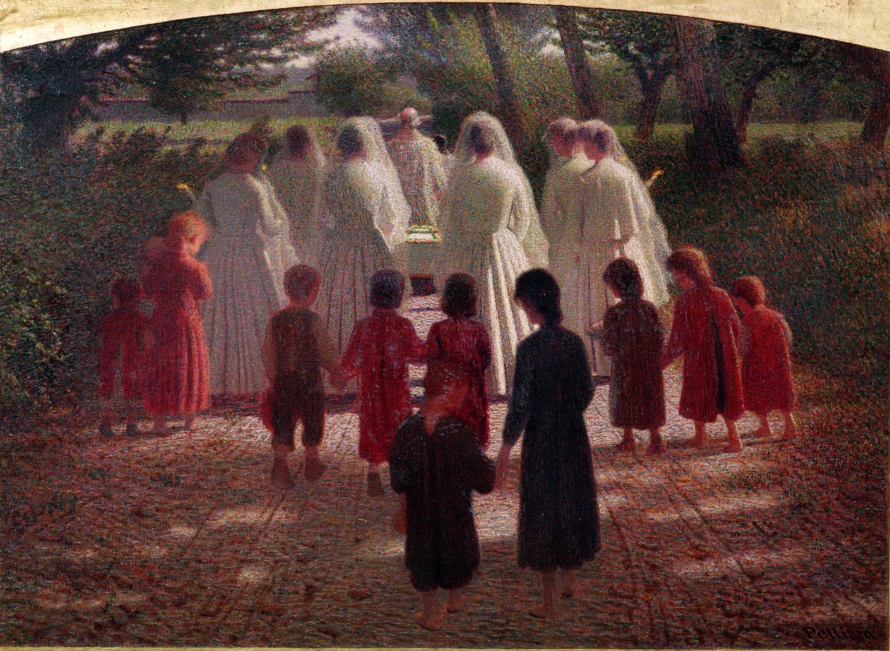 Det döda barnet, 1896-1902 av Giuseppe Pellizza da Volpedo