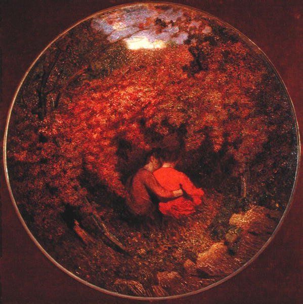 Livets kärlek, 1901 av Giuseppe Pellizza da Volpedo