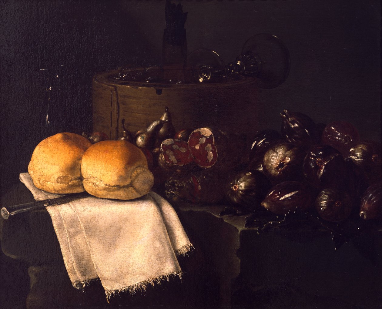 Invändigt kök, av Giuseppe Recco (1634-1695) av Giuseppe Recco