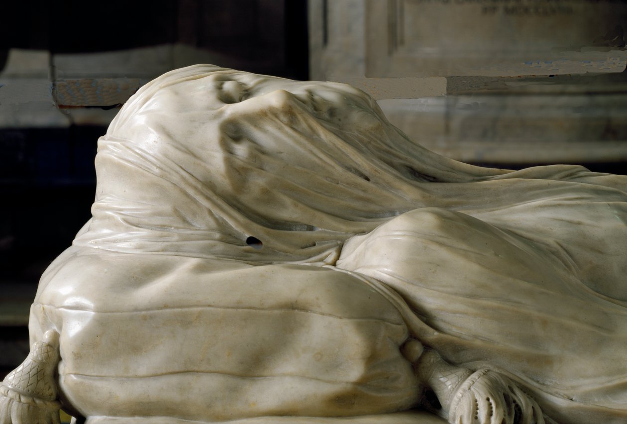 Den beslöjade Kristus av Giuseppe Sanmartino