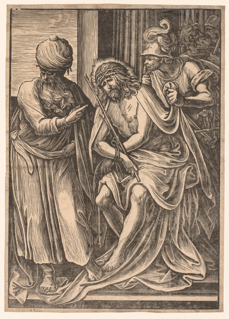 Ecce Homo , sent 1500-tal-tidigt 1600-tal. av Giuseppe Scolari