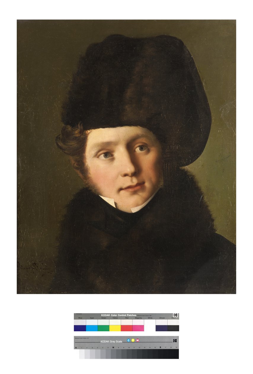 Porträtt av en polsk man av Giuseppe Tominz