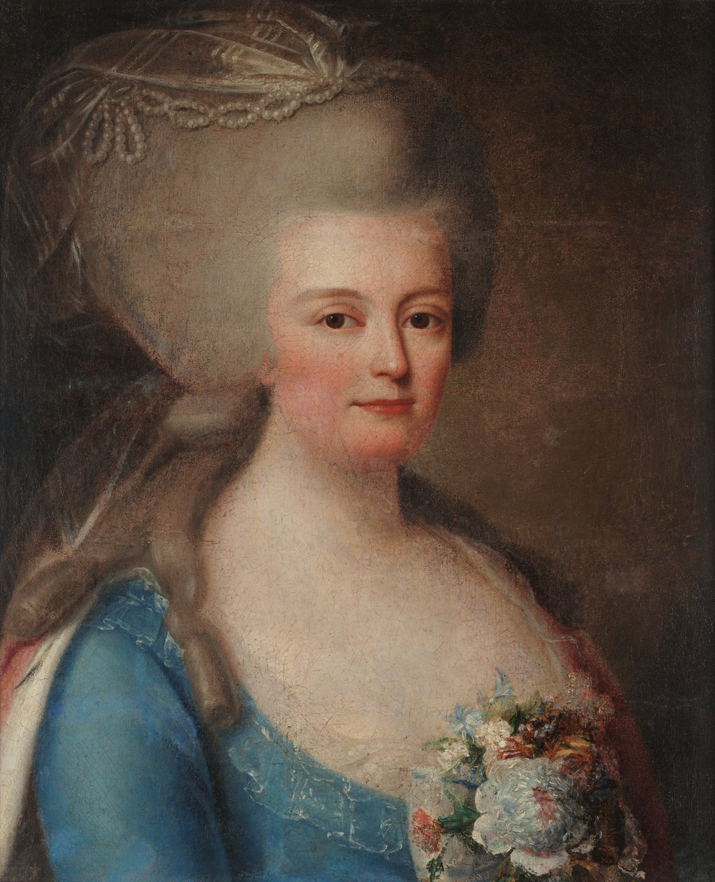 Porträtt av prinsessan Maria Francisca Benedita av Giuseppe Troni