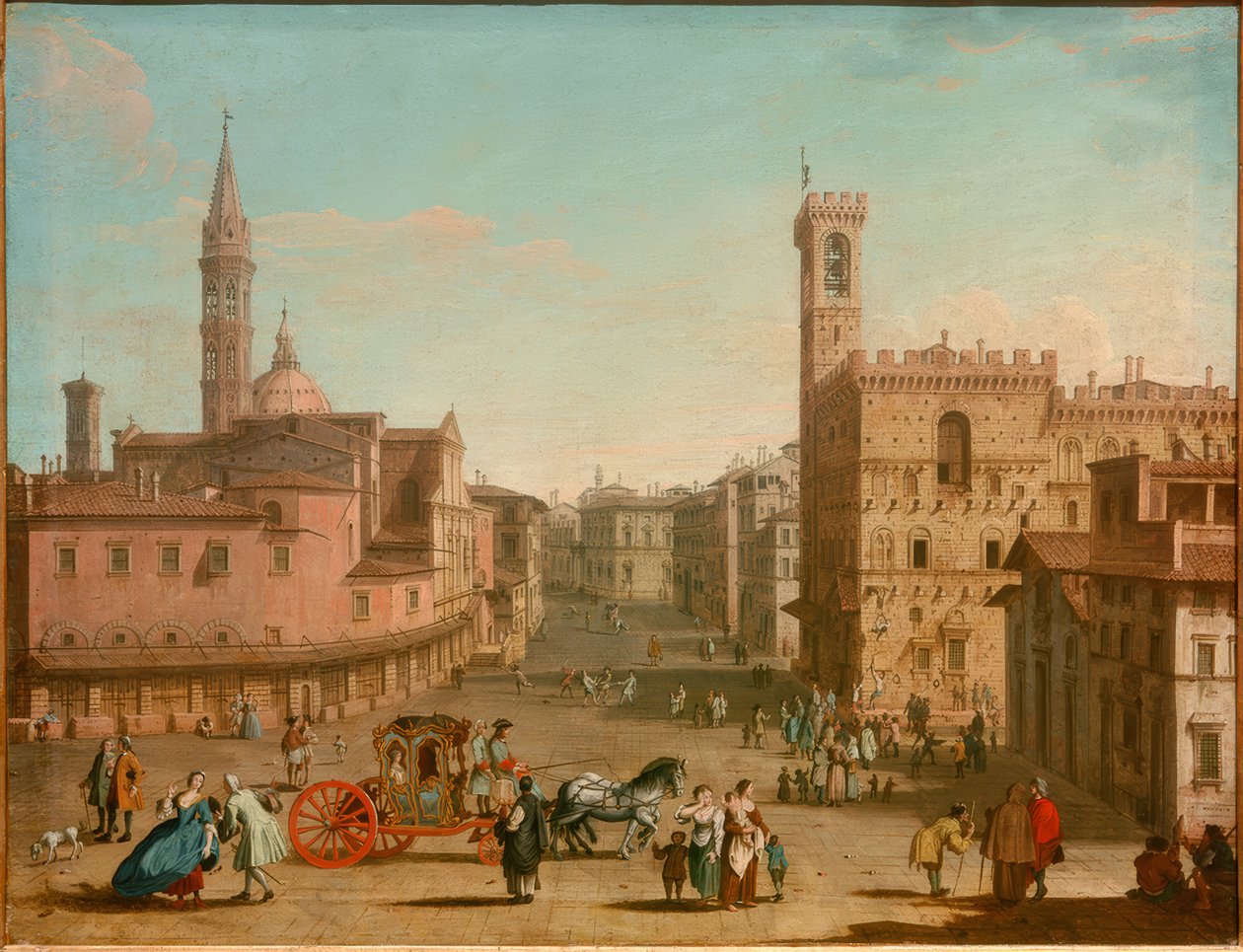 Piazza San Florence av Giuseppe Zocchi