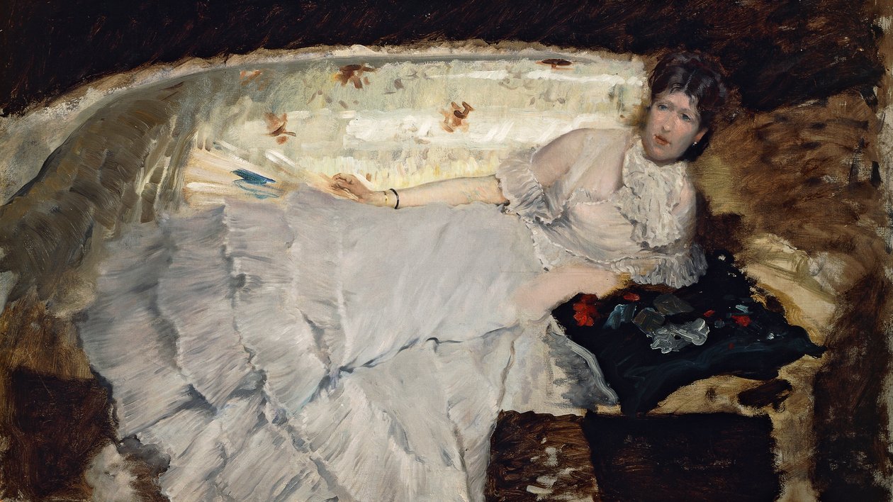 Pärla och skal av Giuseppe or Joseph de Nittis