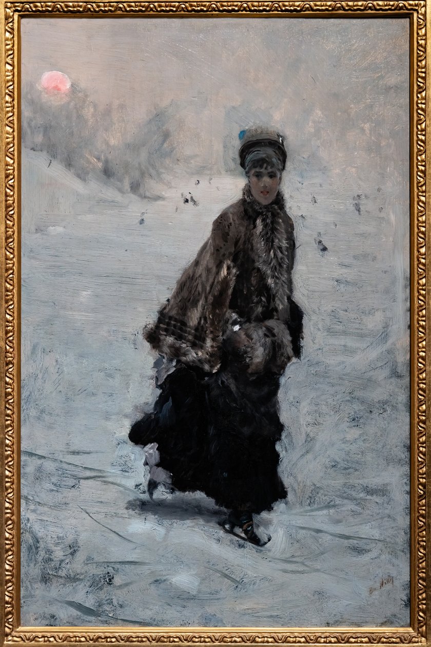 Skatern av Giuseppe or Joseph de Nittis