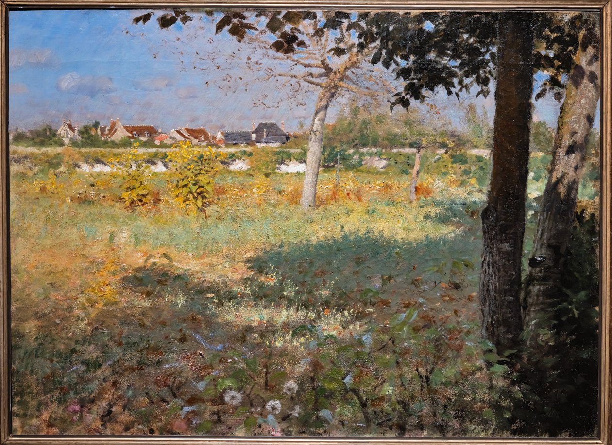 gammal trädgård av Giuseppe or Joseph de Nittis