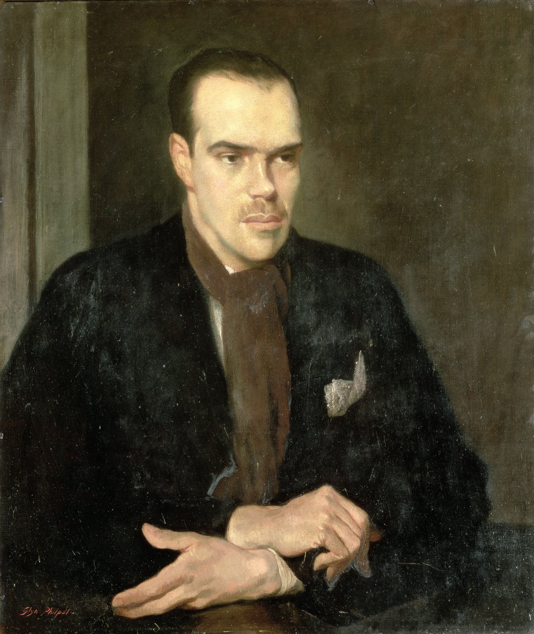 Porträtt av Van Cox av Glyn Warren Philpot