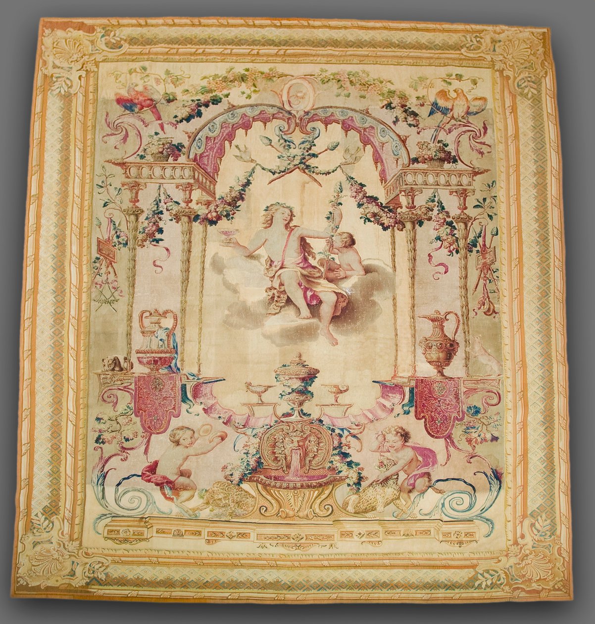 Årstider: Hösten, Bacchus, 1700-talet. av Gobelins