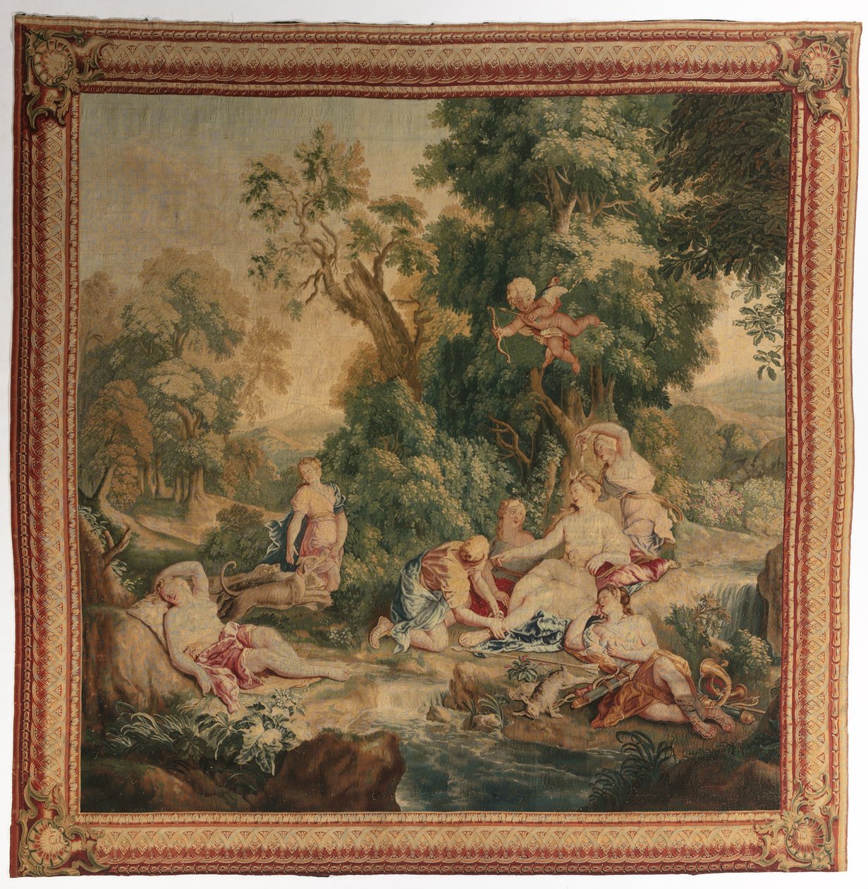Uppsättning av Ovidius metamorfoser, 1704-1731. av Gobelins