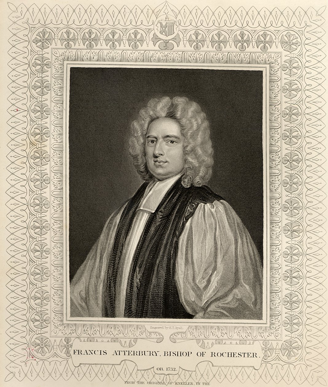 Francis Atterbury, biskop af Rochester swed av Godfrey Kneller