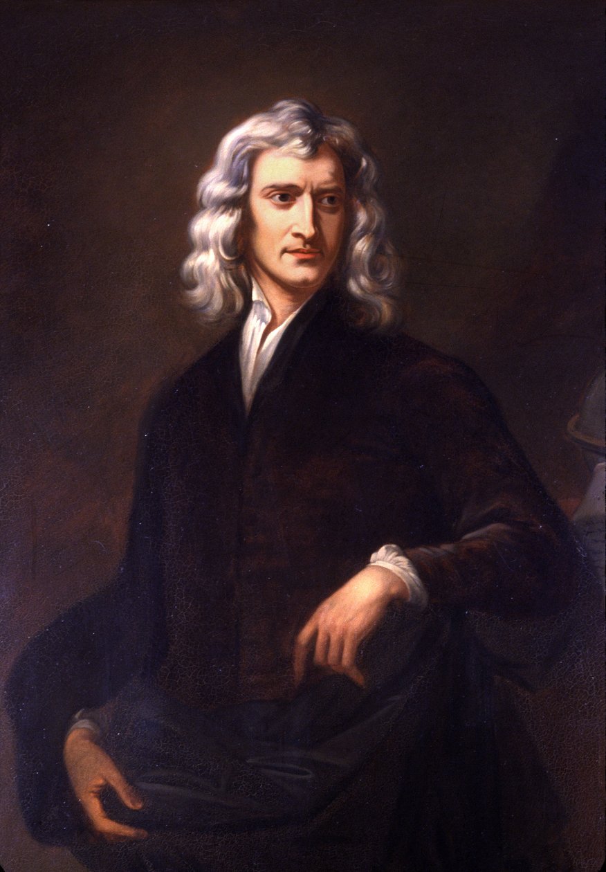 Isaac Newton (målning) av Godfrey (after) Kneller