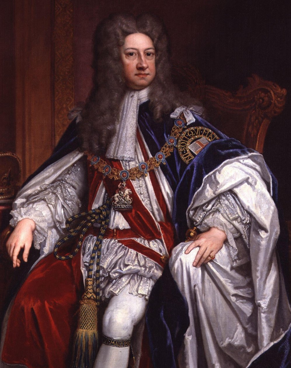 Kung George I av Godfrey Kneller