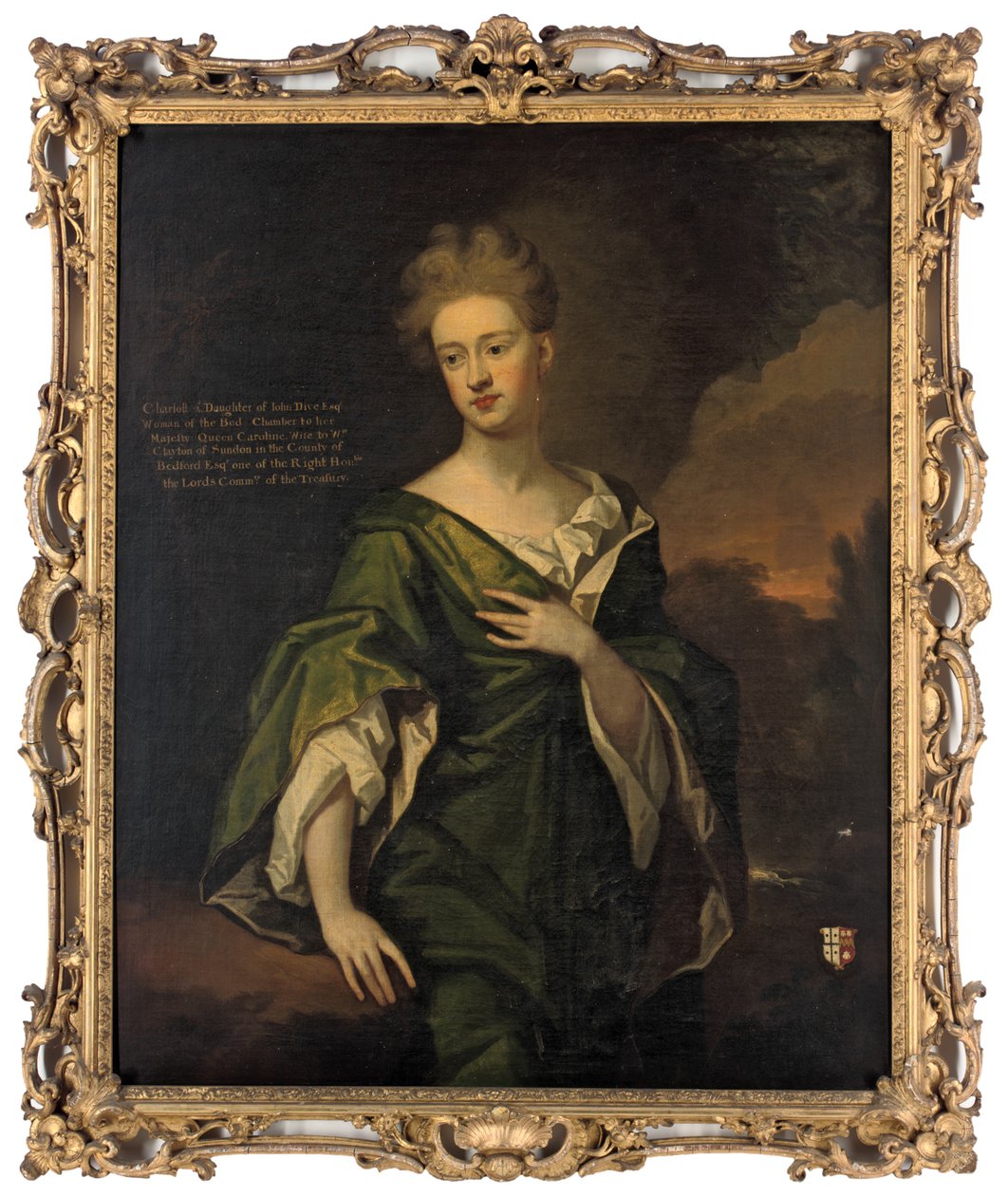 Porträtt av Charlotte Clayton av Godfrey Kneller