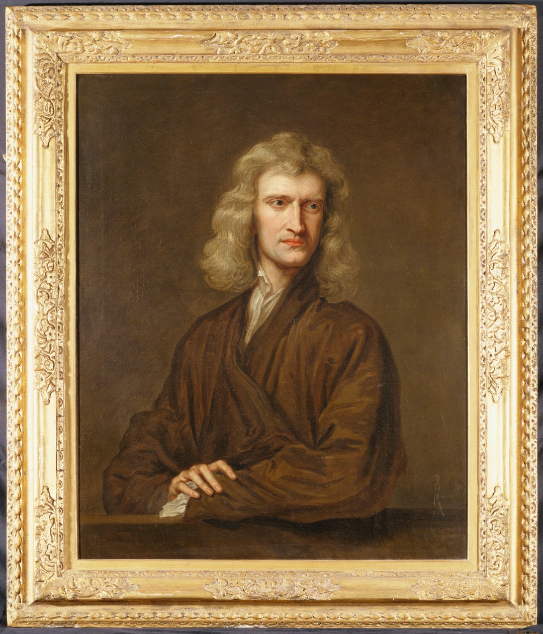 Porträtt av Sir Isaac Newton av Godfrey Kneller