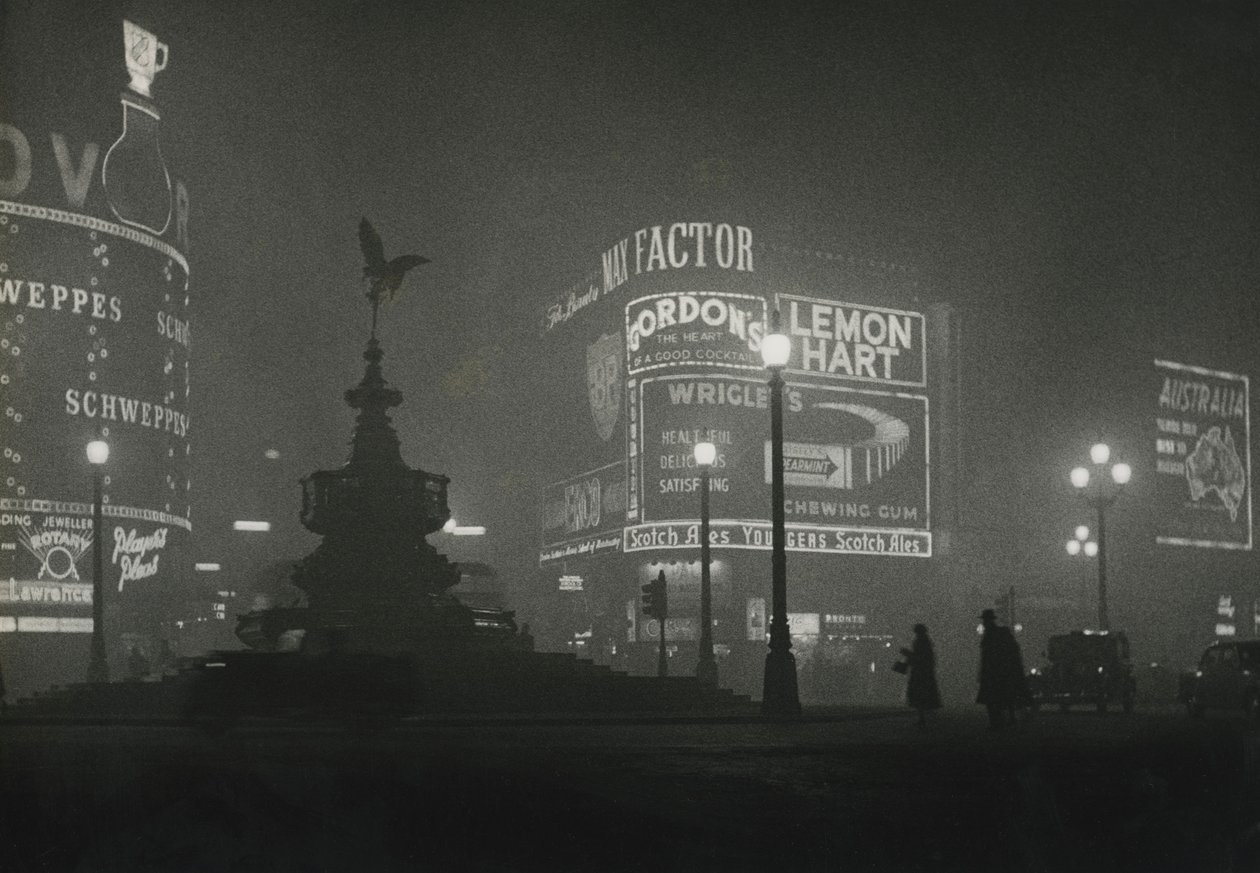 Piccadilly Circus 1950-tal av Godfrey Macdominic