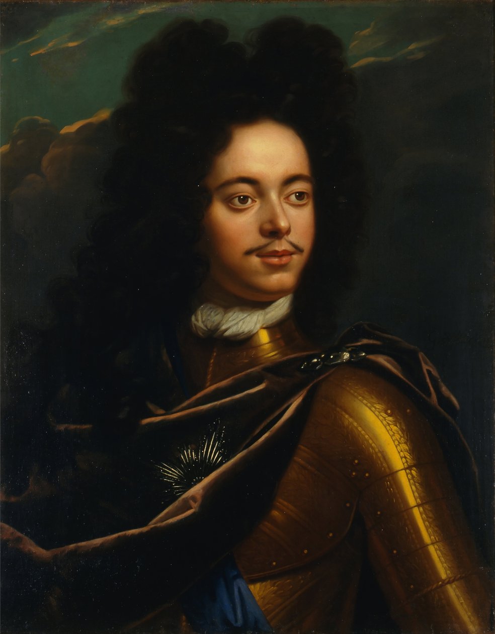 Porträtt av tsar Peter Alekseevich av Godfried Schalcken