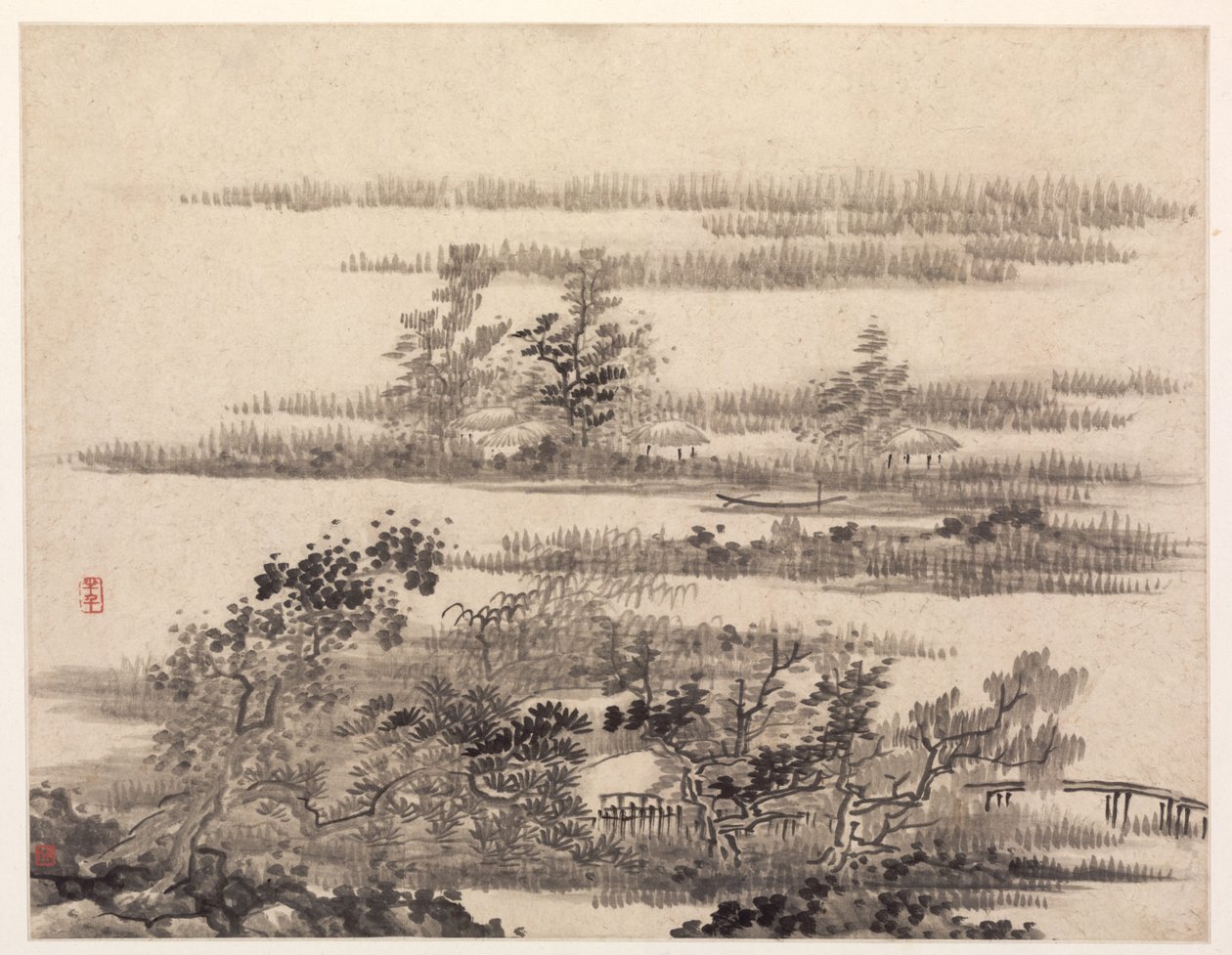 Sommar i vattenlandet, 1670-tal. av Gong Xian