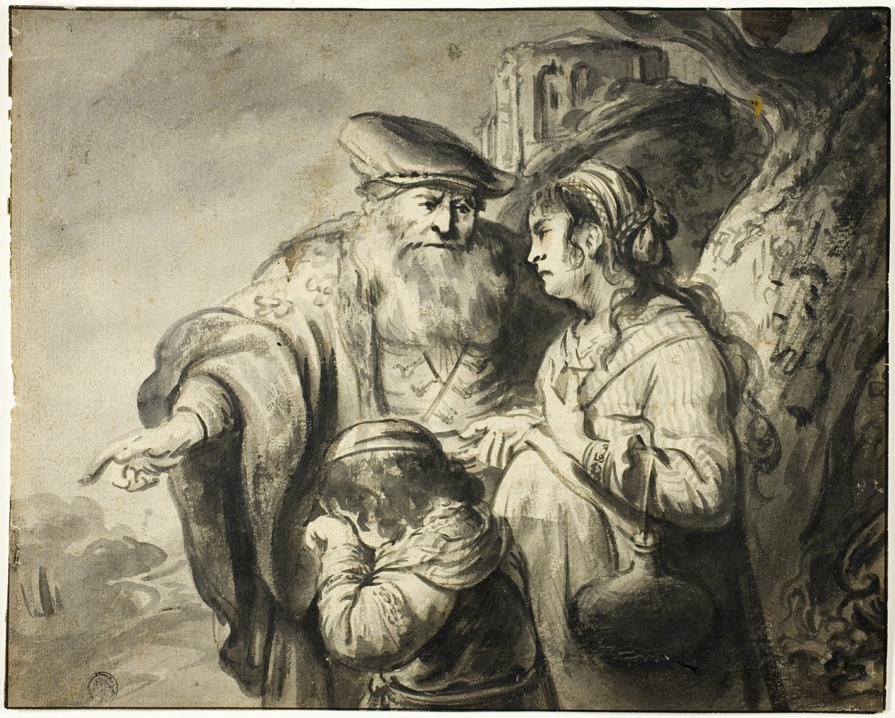 Utvisning av Hagar av Govaert Flinck