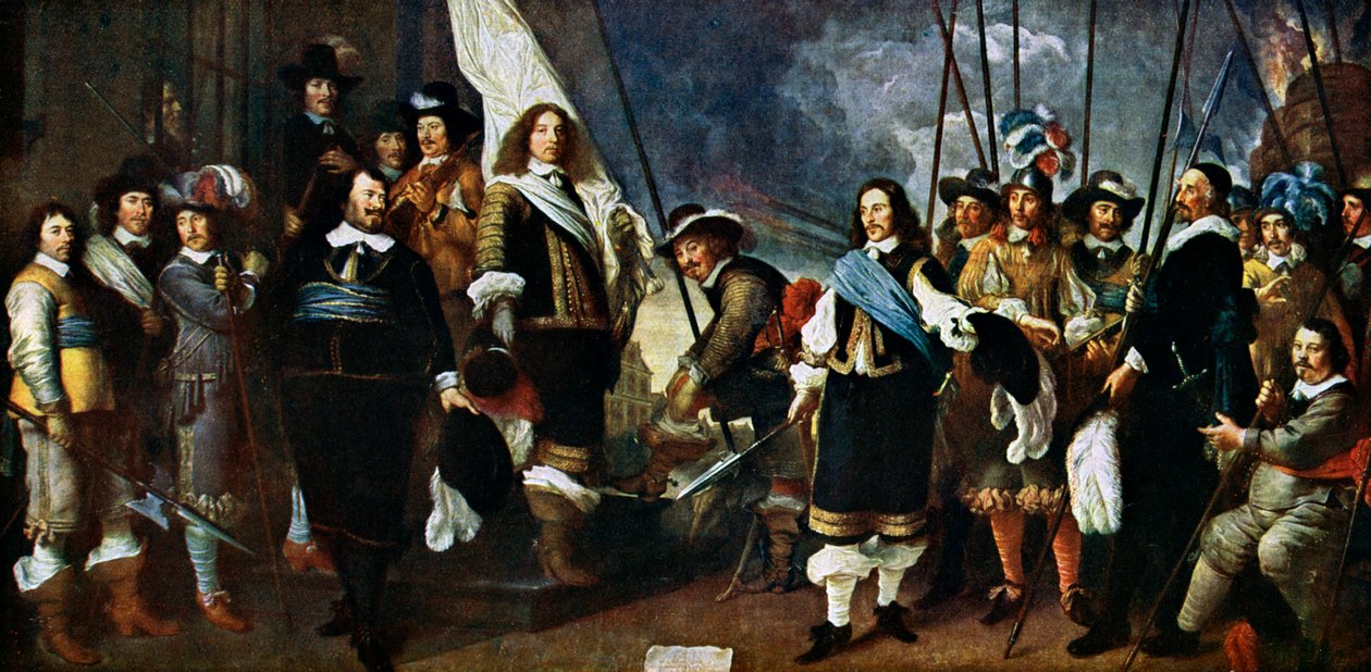 Målning av Govaert Flinck, 1600-talet. av Govaert Flinck