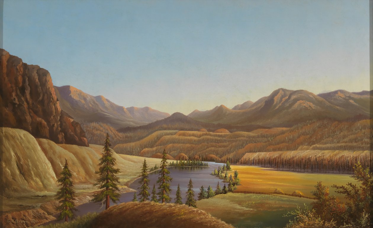Utsikt över Lake Okanagan, British Columbia av Grafton Tyler Brown