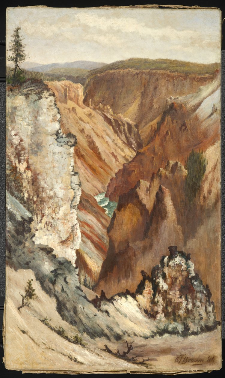 Utsikt över Yosemite Valley, 1886 av Grafton Tyler Brown