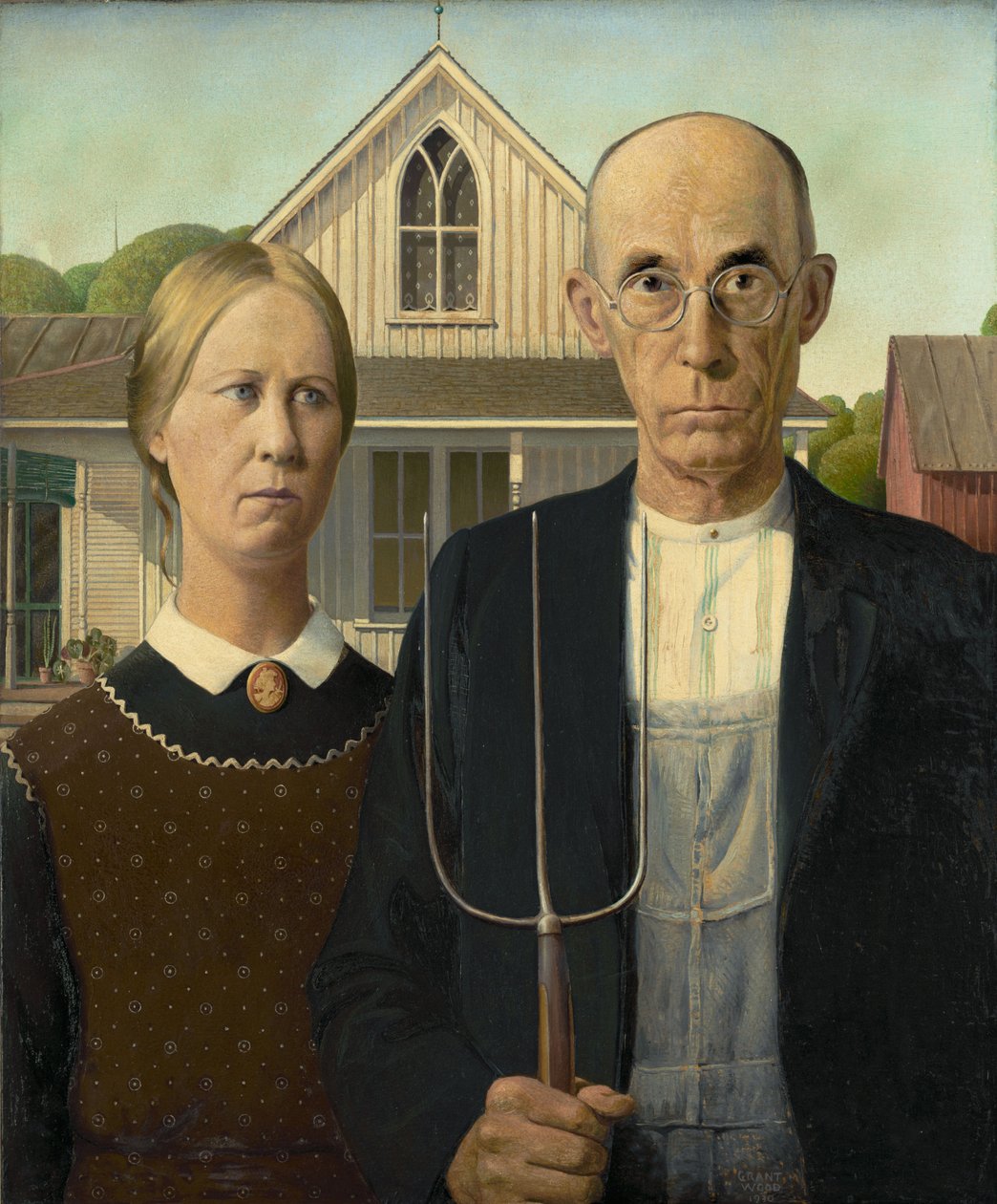 Amerikansk gotik av Grant Wood