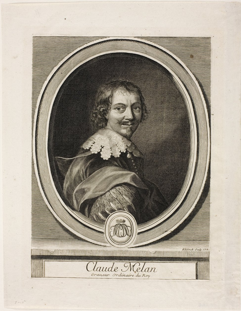 Claude Mellan av Gérard Edelinck