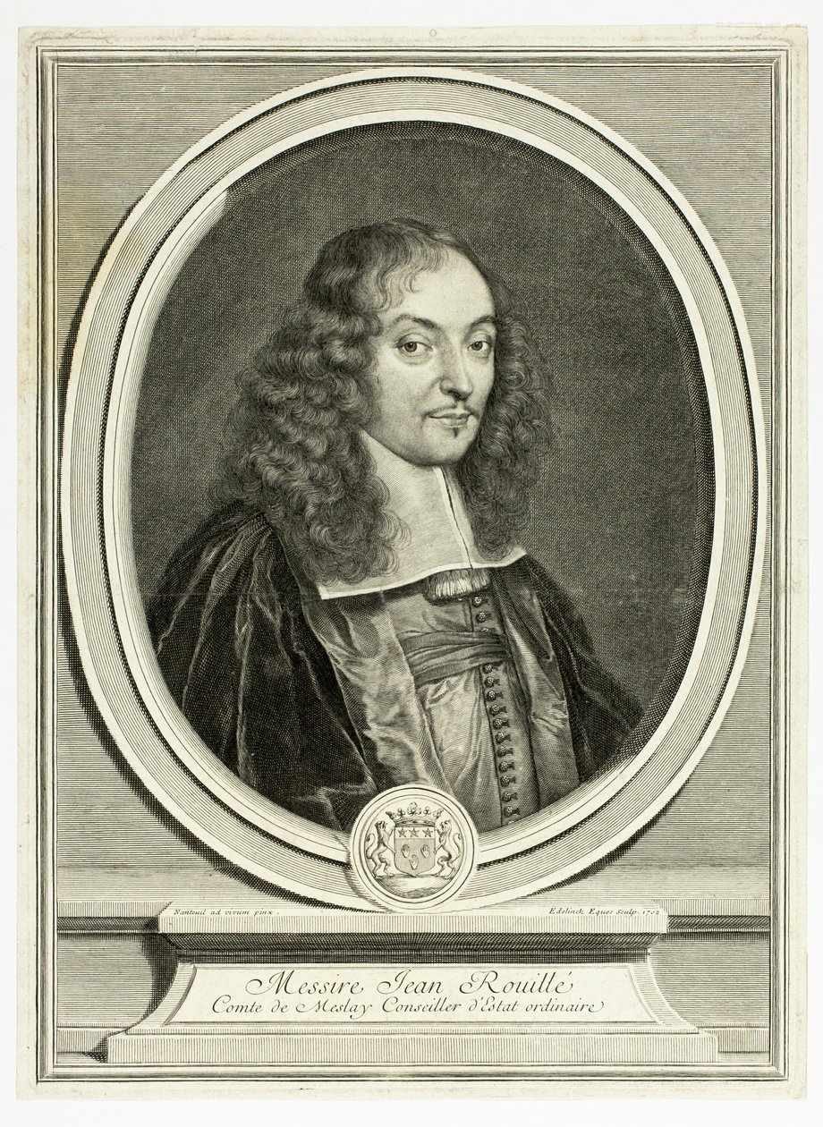 Sir Jean Rouille, greve av Meslay av Gérard Edelinck