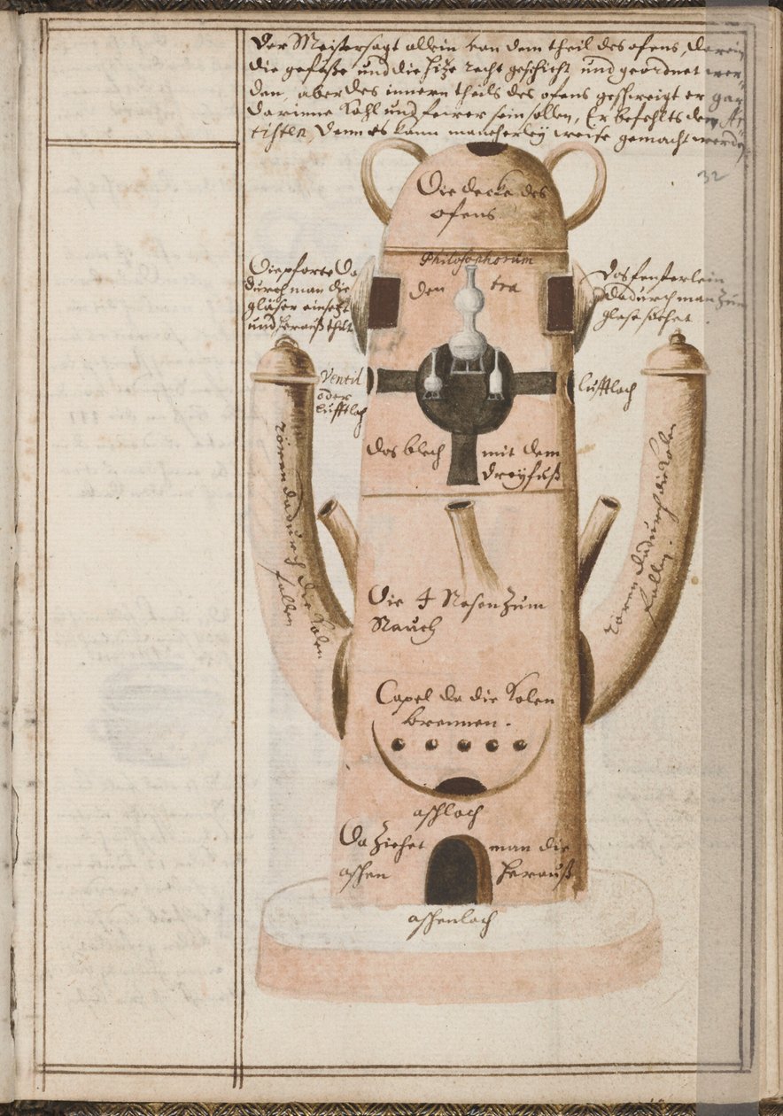 Alkemisk anteckningsbok, ca. 1620 av Grasshoff