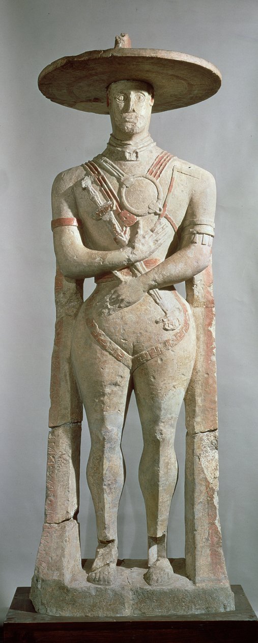 The Capitrano Warrior (terrakotta) av Greek