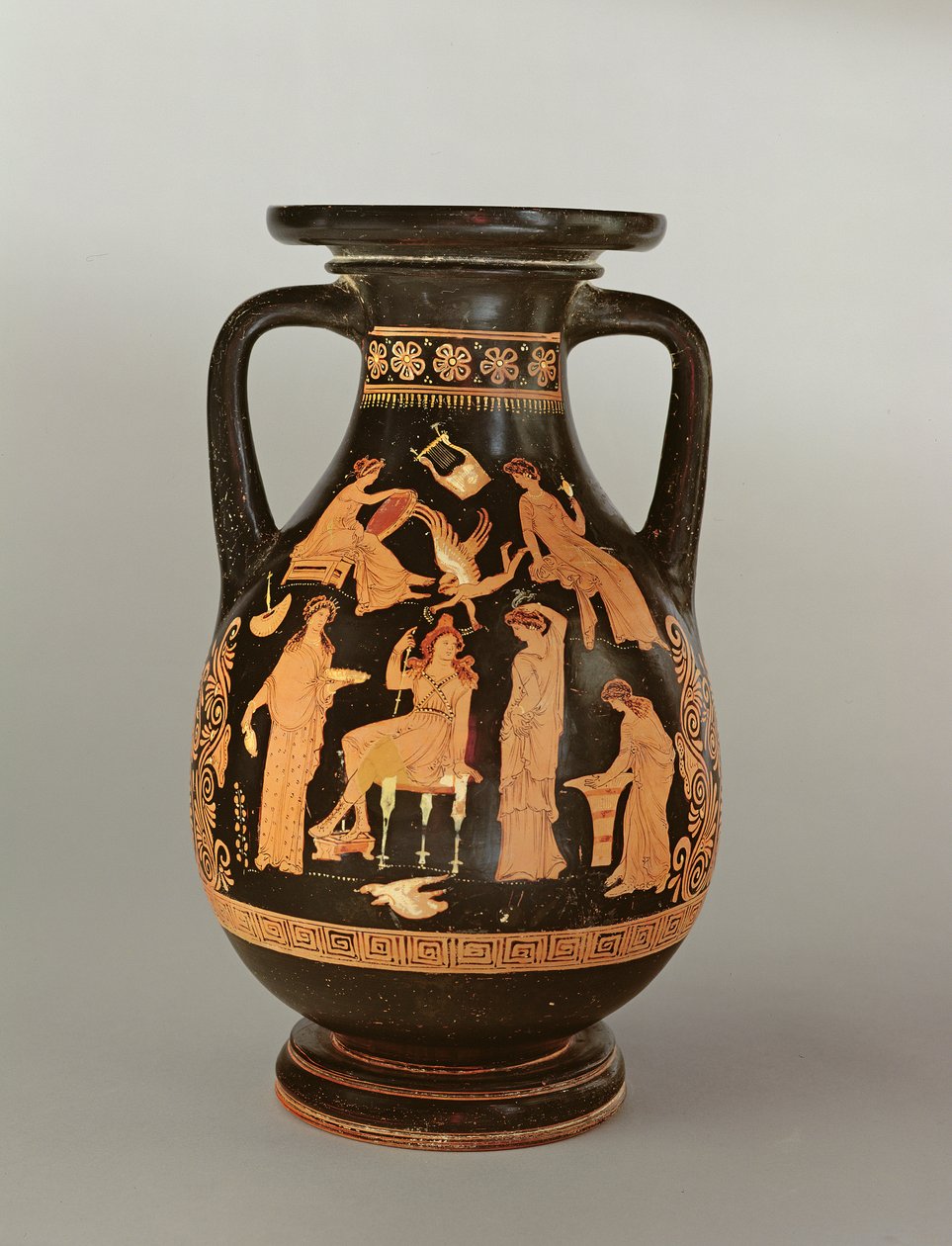 Rödfigur Pelike, c.350 f.Kr. (keramik) av Greek
