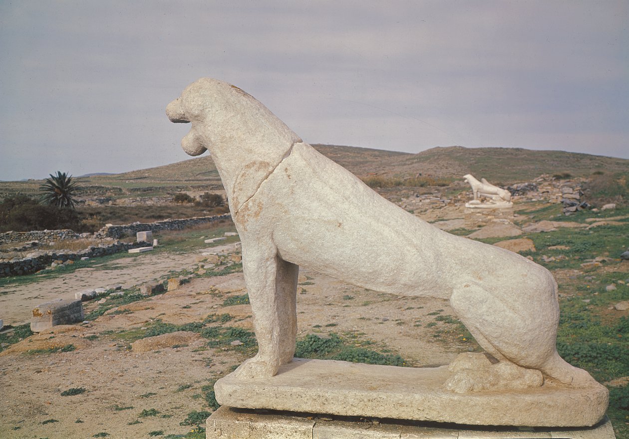 View of the lion terrace  av Greek