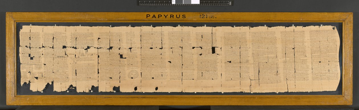 Ibis besvärjelse från Papyrus 121, 3:e århundradet av Greek School