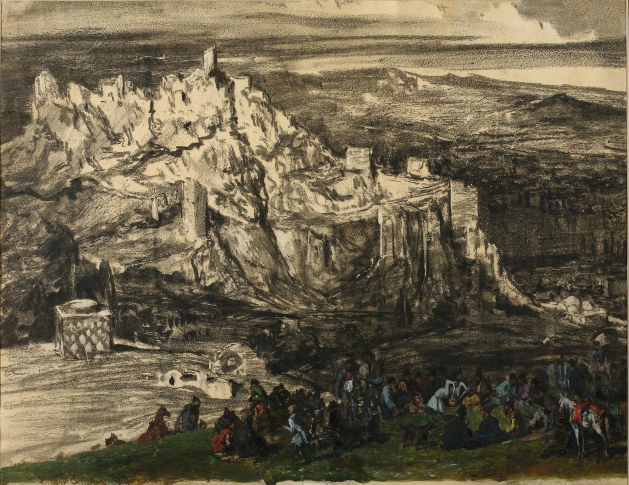 Utsikt över Tiflis, 1840-talet av Grigori Grigorevich Gagarin