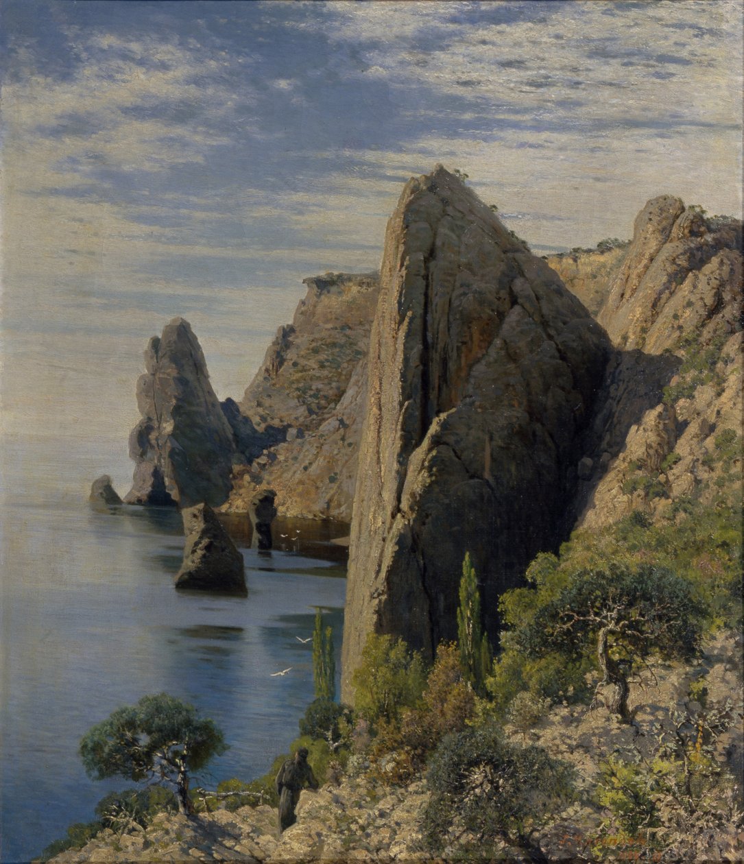 Rocks, 1884 av Grigori Grigoryevich Myasoedov