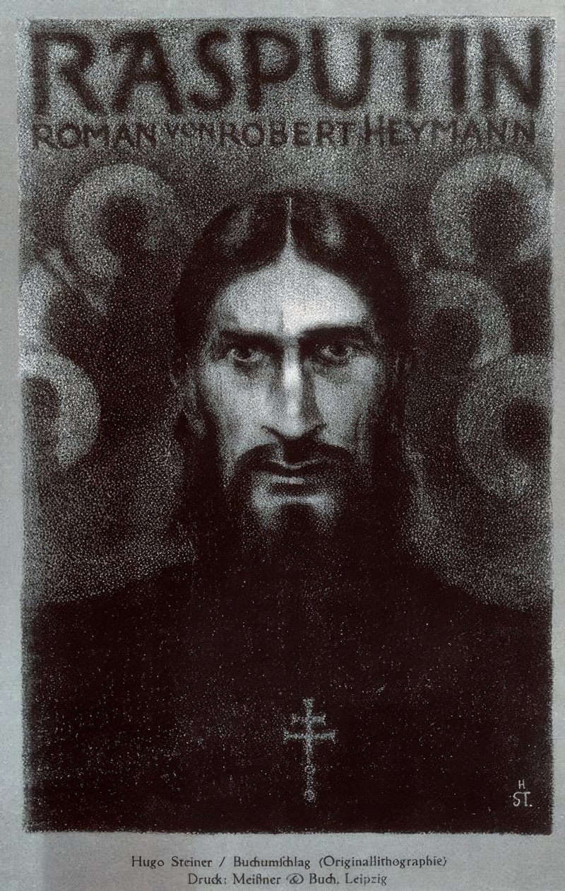 Rasputin / Buchumschlag 1919 av Grigori Jefimowitsch Rasputin