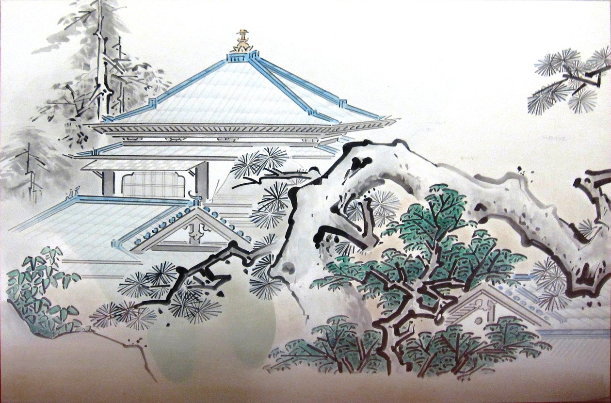 Paneler från Jōrakuden i Honmaru -palatset av Gryffindor